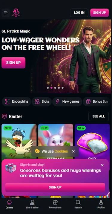 SpinsUp